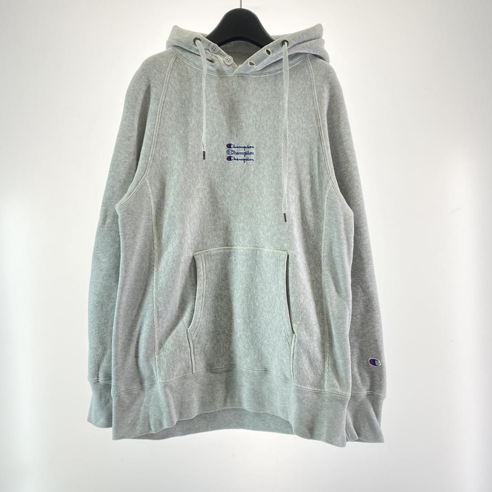 中古】Championk×nano・universe REVERSE WEAVE 青単色タグ復刻 サイズ