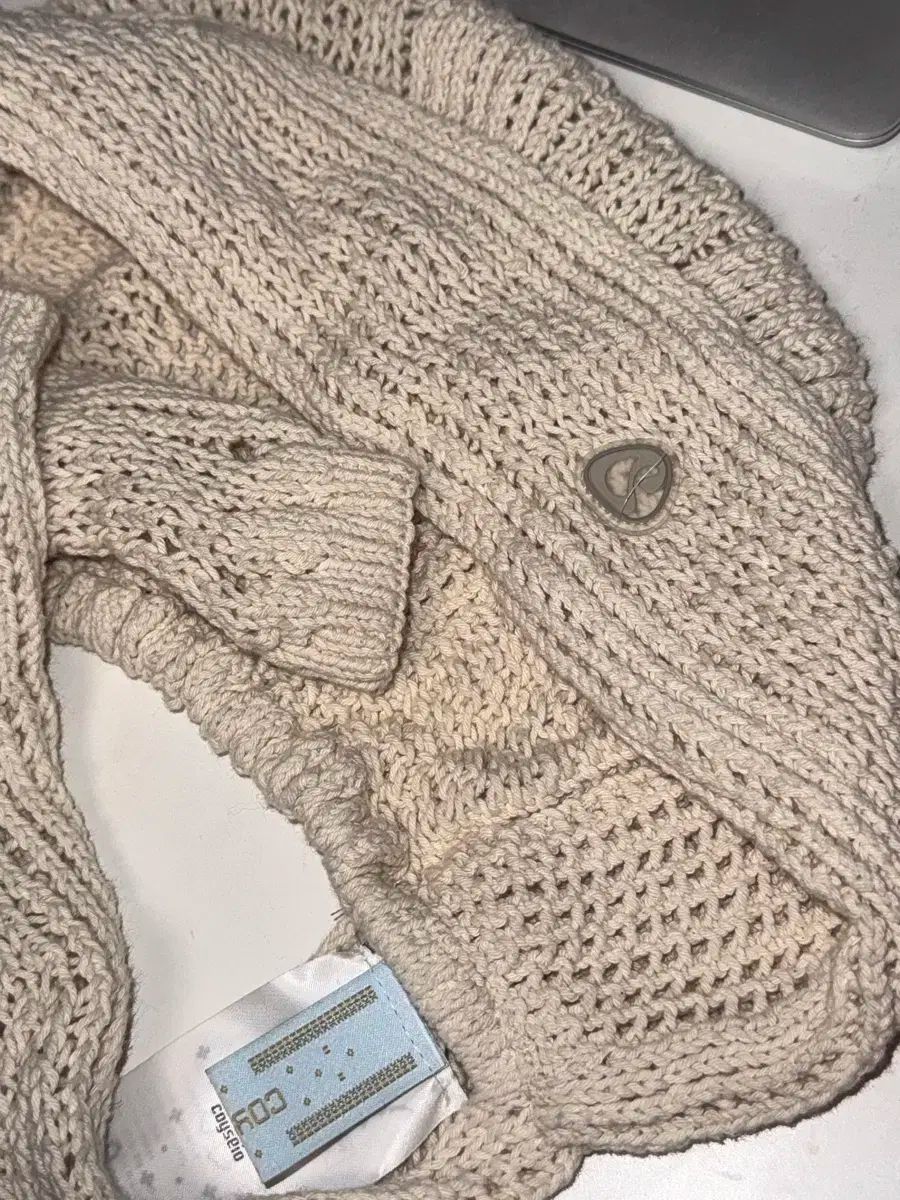 コ イッセイオ スカーフ ハット ビーニー ベージュ