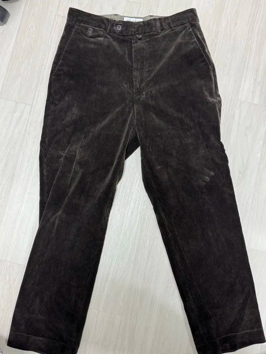 M ENDS and MEANS エンズアンドミーンズ グランパ コーデュロイ チャコール