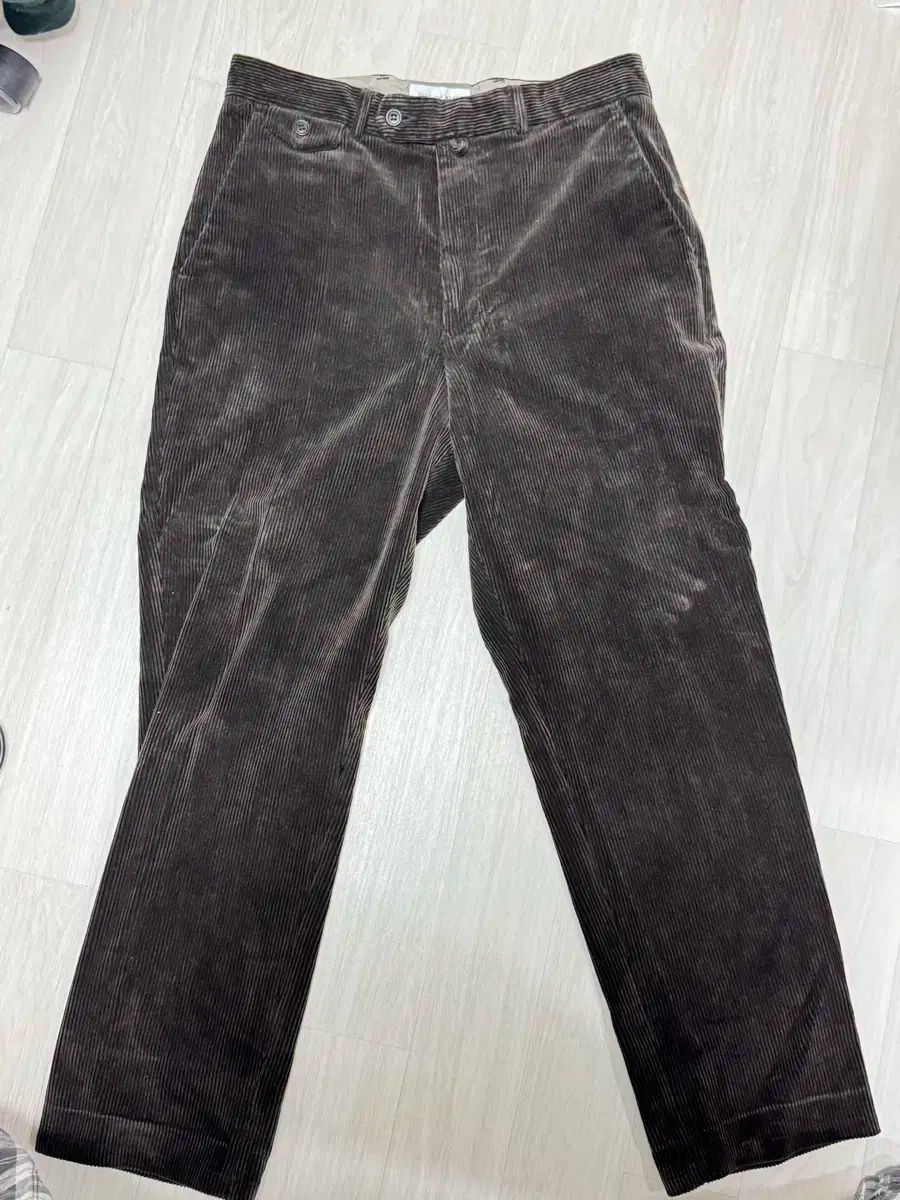 M ENDS and MEANS エンズアンドミーンズ グランパ コーデュロイ チャコール