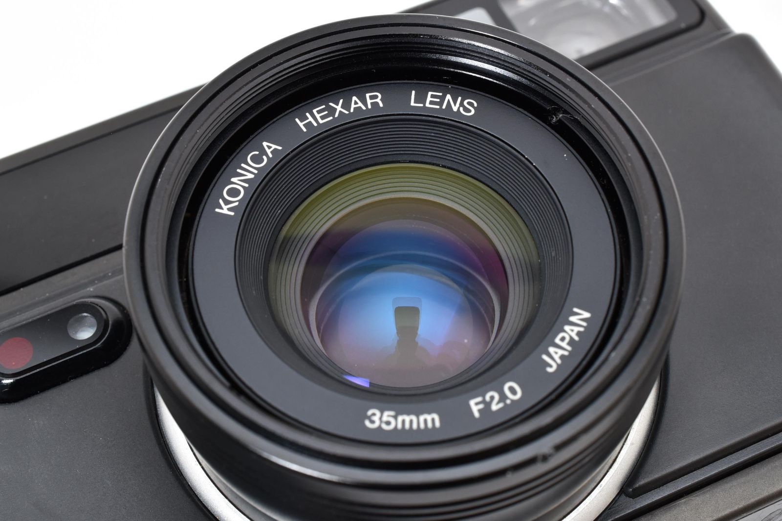 ジャンク品のkonica HEXAR ☆ジャンク☆ 通電OK! コニカ KONICA HEXAR ブラック 35mm F2