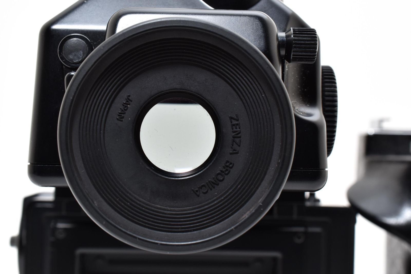 日本製 返品保証 ゼンザブロニカ ZENZA BRONICA ETR Si ボディ AE-III ファインダー シャッターOK 01251026