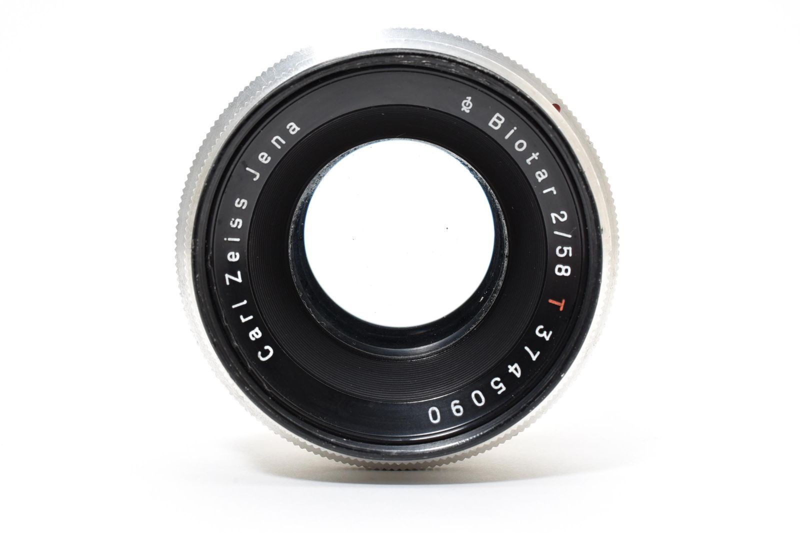 返品保証 実用品 Carl Zeiss Jena Biotar 58mm F2 T M42マウント レンズ 19251102