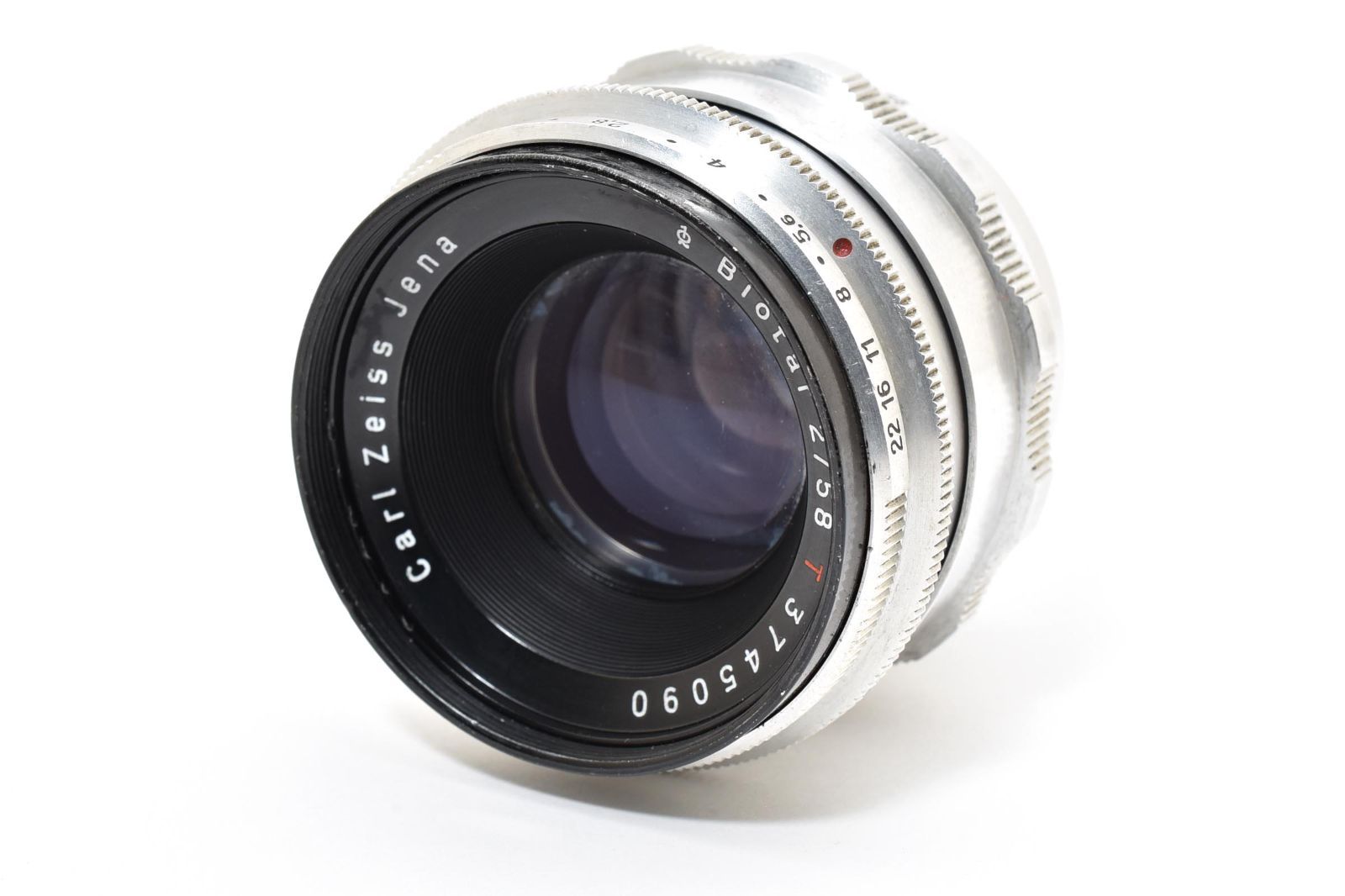 返品保証 実用品 Carl Zeiss Jena Biotar 58mm F2 T M42マウント レンズ 19251102