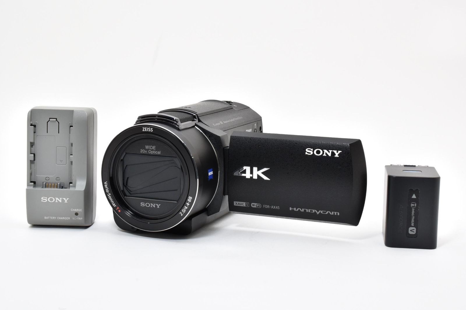 返品保証 SONY ソニー HANDYCAM ハンディカム FDR-AX45 動作品 バッテリー1個 デジタルビデオカメラ 06251102