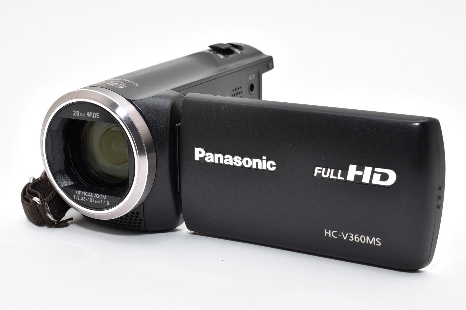 返品保証 Panasonicパナソニック HC-V360MS デジタルビデオカメラ 大容量予備バッテリー付 05251101