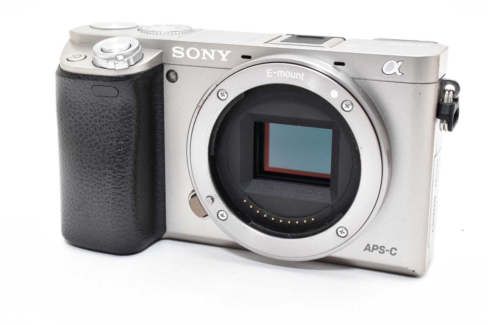 返品保証 実用品 シャッター回数36607回 ソニー SONY α6000 ボディ ILCE-6000 S シルバー デジタル ミラーレス 一眼カメラ 05251026