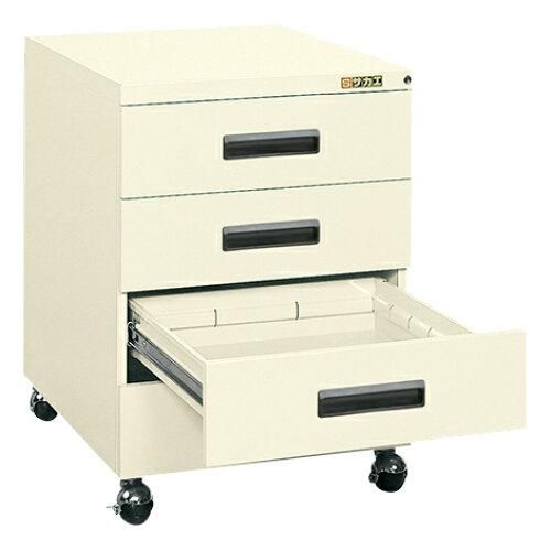 サカエ キャビネットワゴン アイボリー NW-4 CBNI 2230334