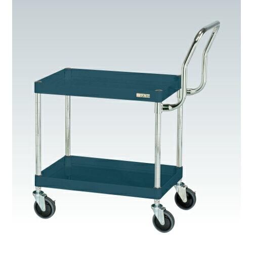 サカエ CSパールワゴン中量 ハイタイプ取手 ダークグレー CSP 2229957