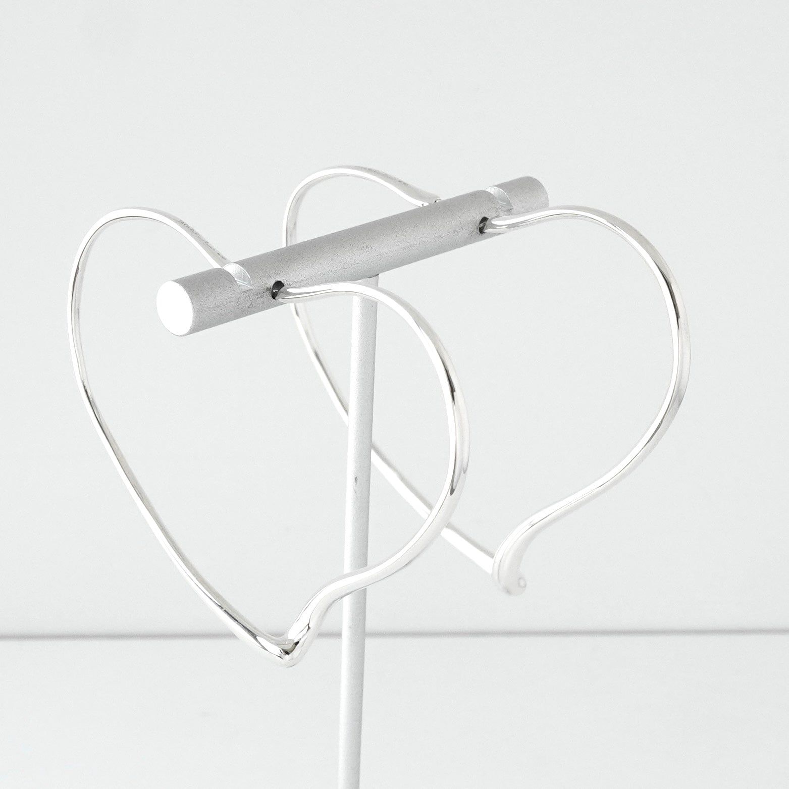 ティファニー オープンハート シルバー925 フープピアス Lサイズ 新品