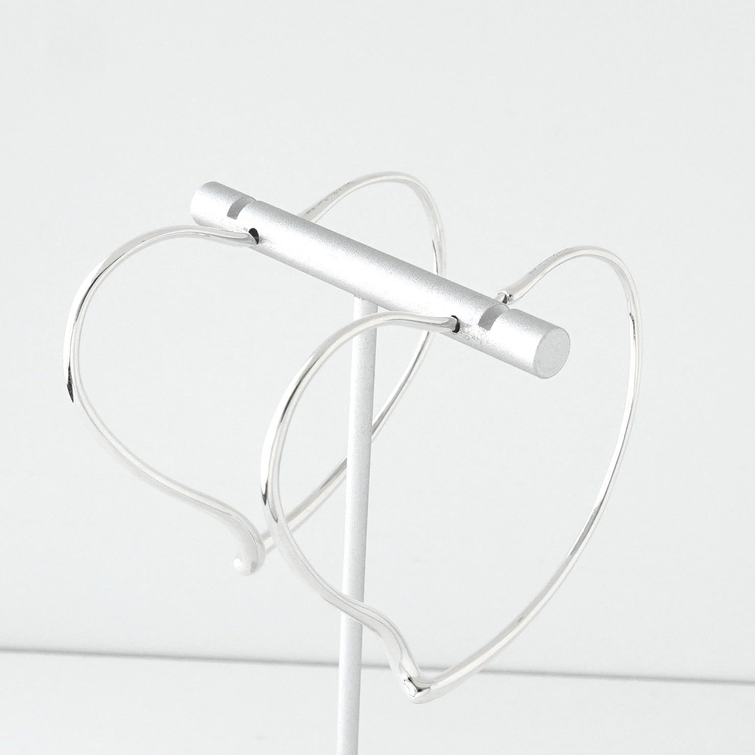 ティファニー オープンハート シルバー925 フープピアス Lサイズ 新品