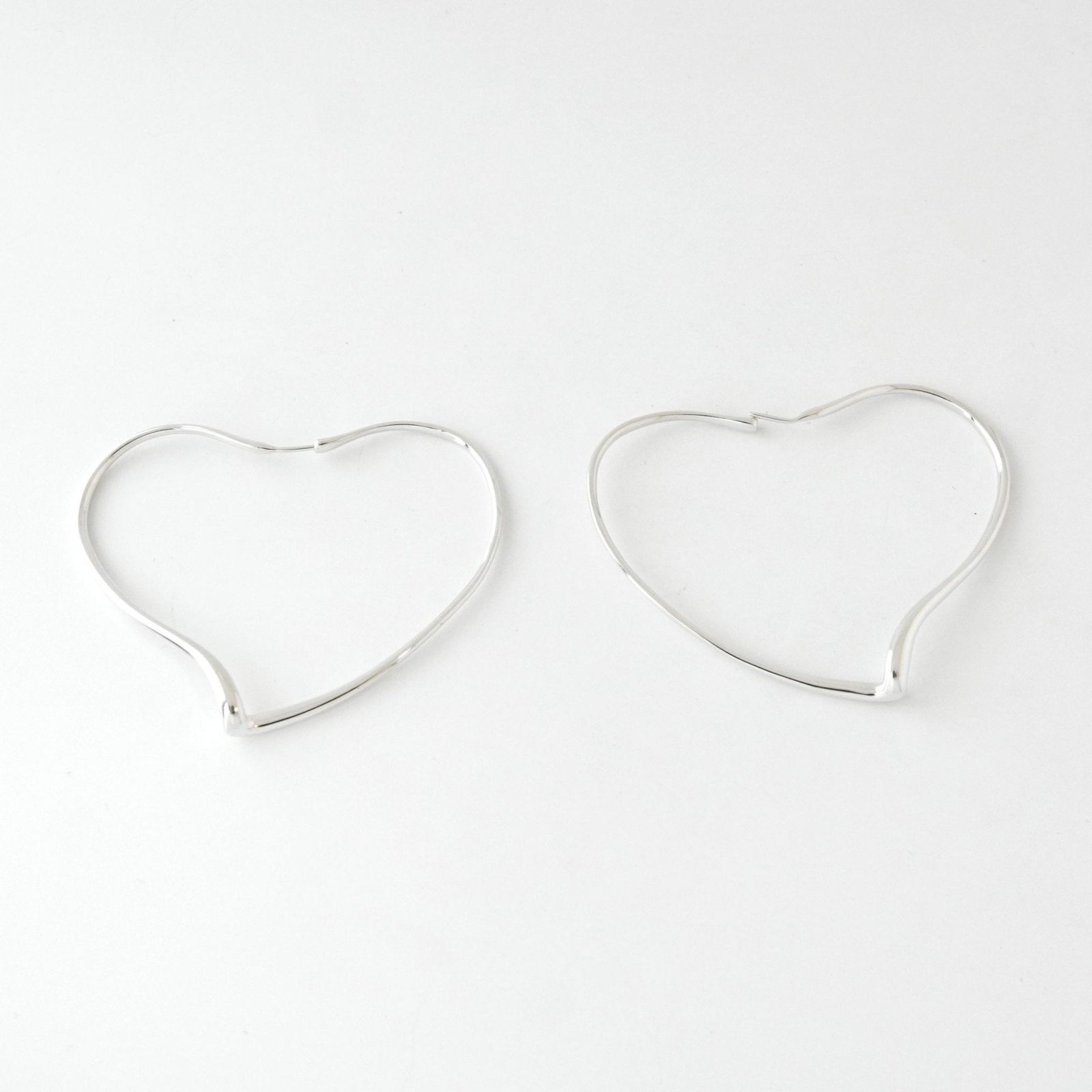 ティファニー オープンハート シルバー925 フープピアス Lサイズ 新品