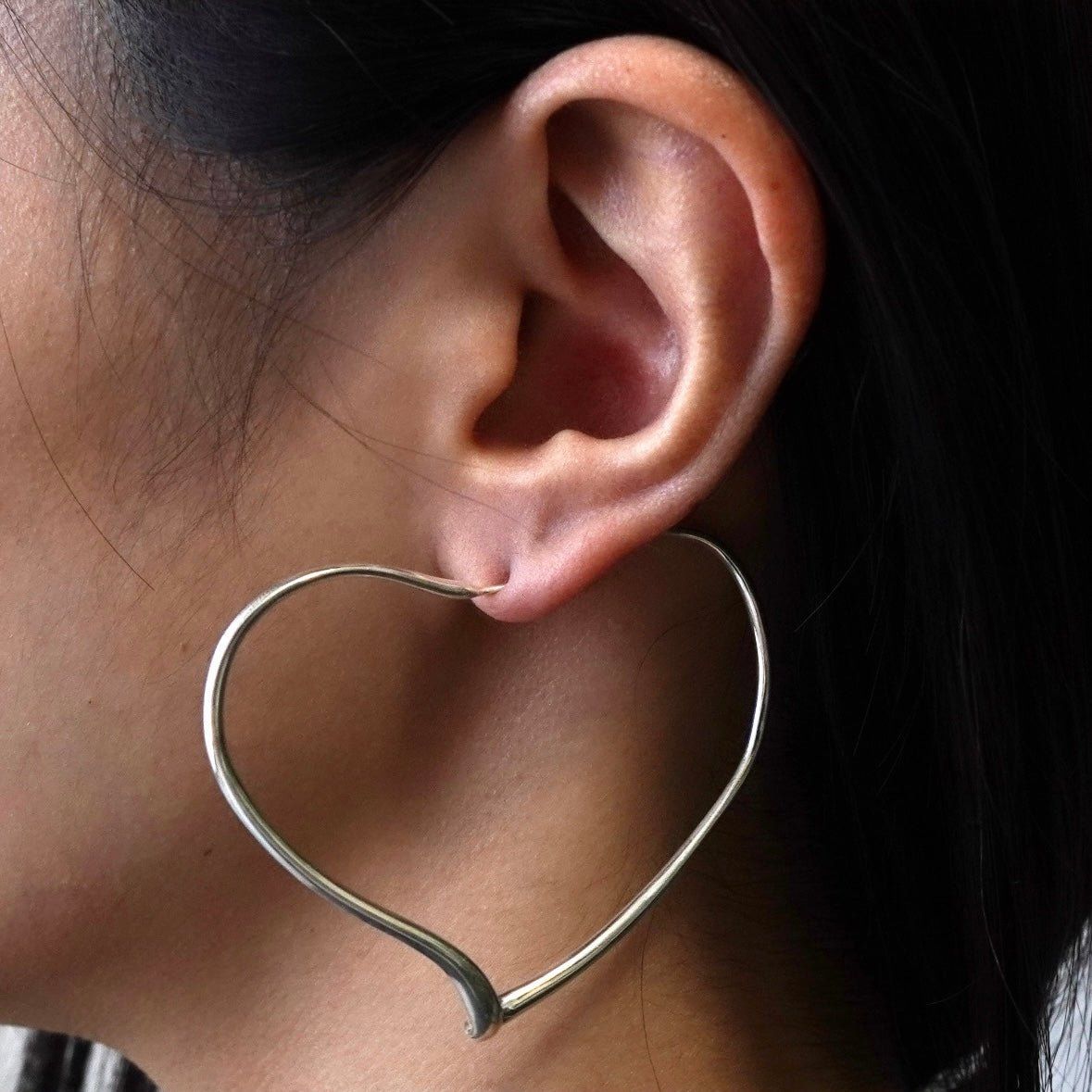 ティファニー ピアス オープンハート フープ シルバー925 ラージサイズ 箱付 ティファニー オープンハート シルバー925 フープピアス Lサイズ 新品