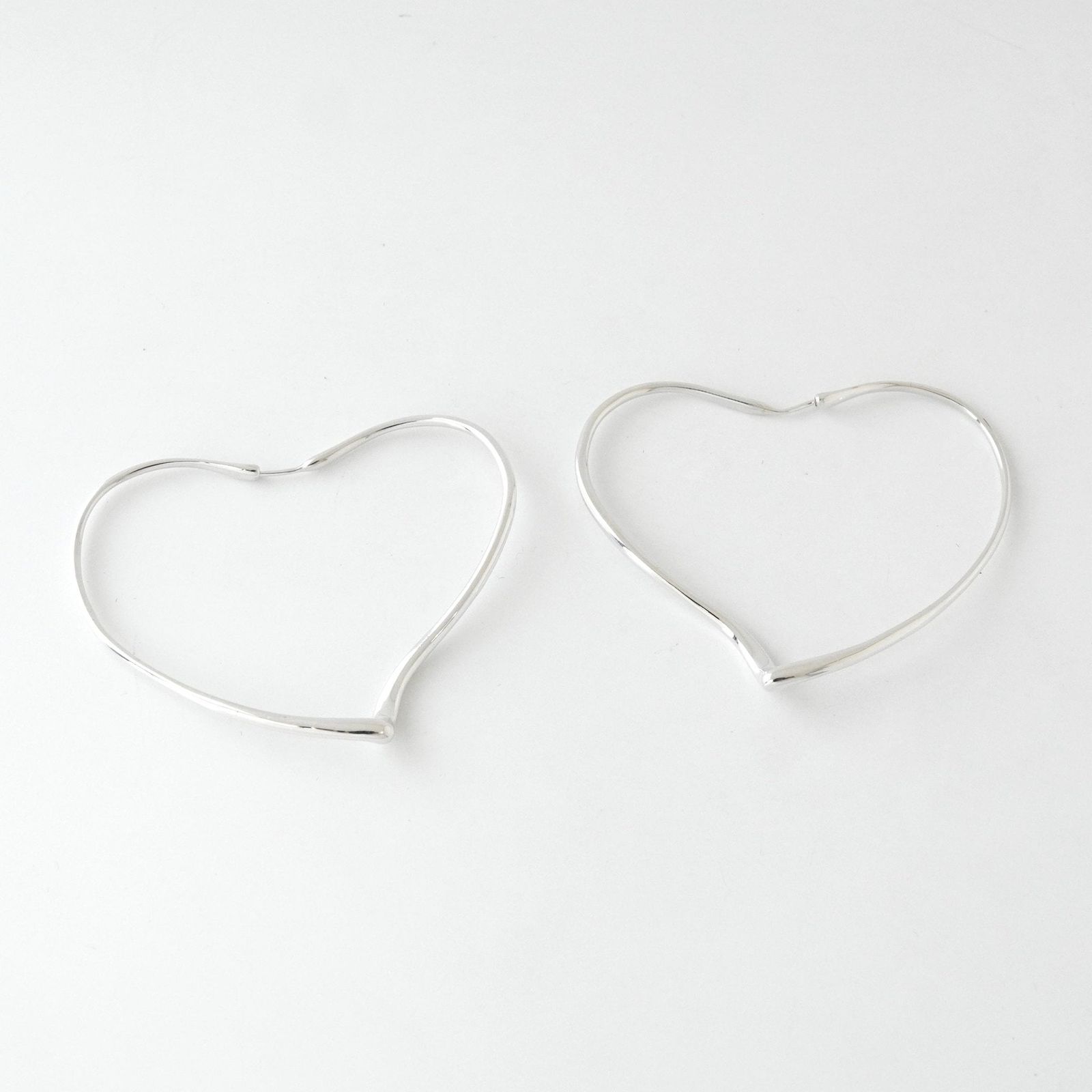 ティファニー オープンハート シルバー925 フープピアス Lサイズ 新品