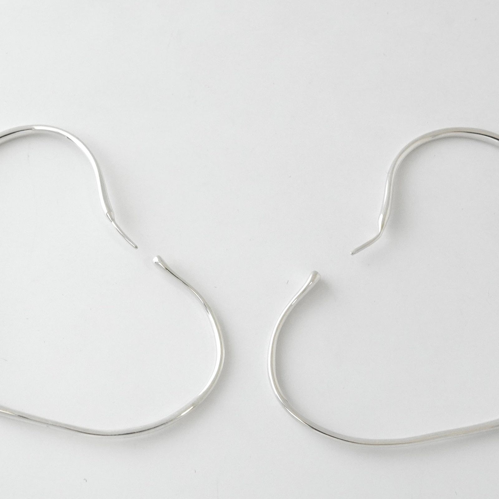 ティファニー オープンハート シルバー925 フープピアス Lサイズ 新品