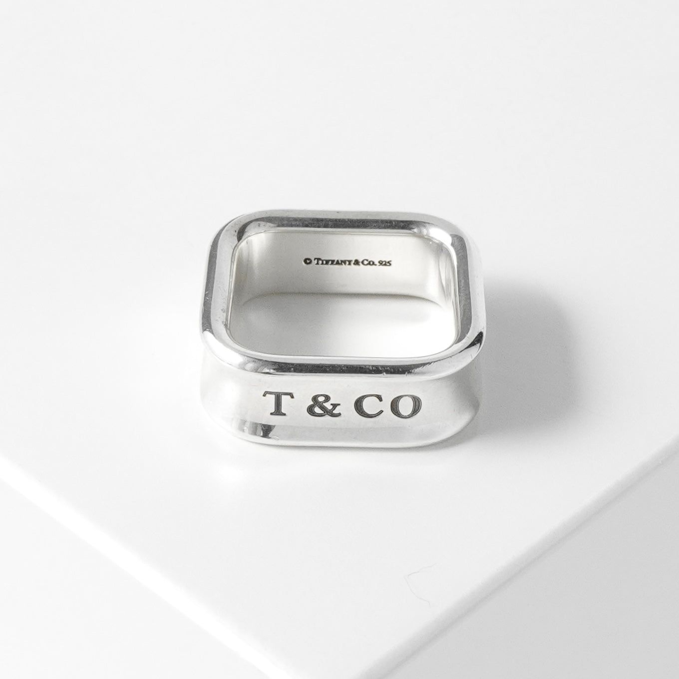 ティファニー 1837 ナロー スクエア シルバー925 指輪 リング 12.5号