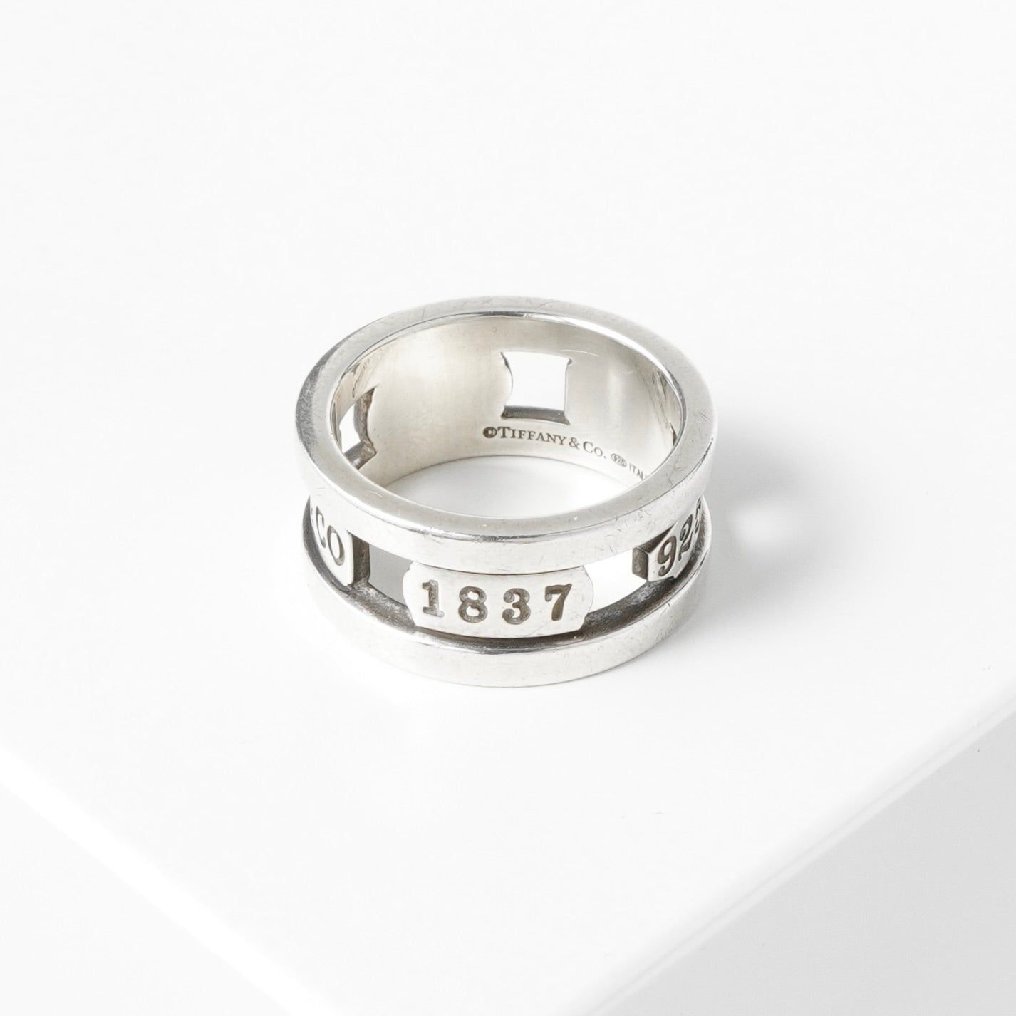 【極美品】✨ティファニーリング12（11.5）1837シルバーTIFFANY指輪 極美品】✨ティファニーリング12（11.5）1837シルバーTIFFANY指輪