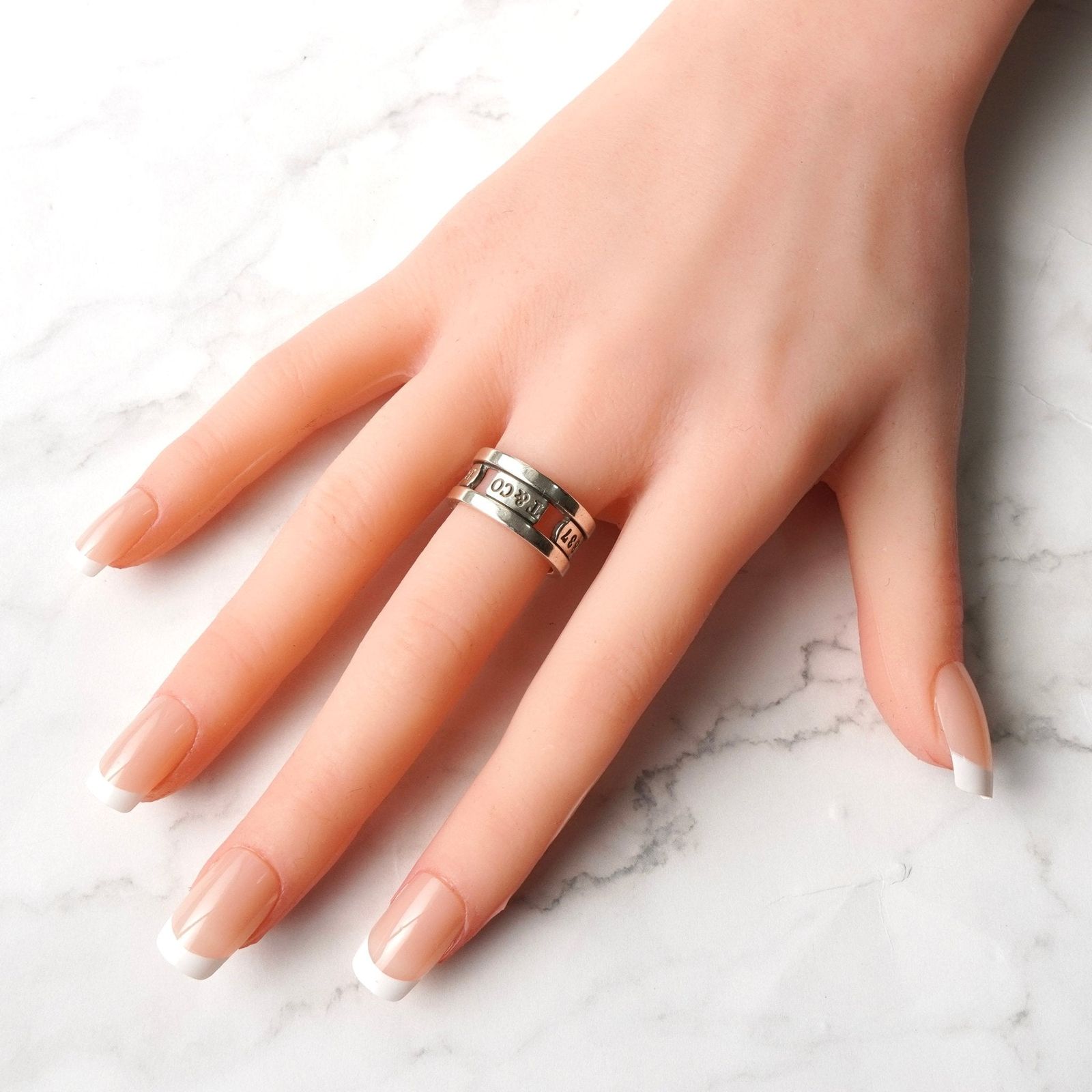 美品 ティファニー 1837 リング　12号 ティファニー 1837 ナロー シルバー925 指輪 リング 12号 - メルカリ