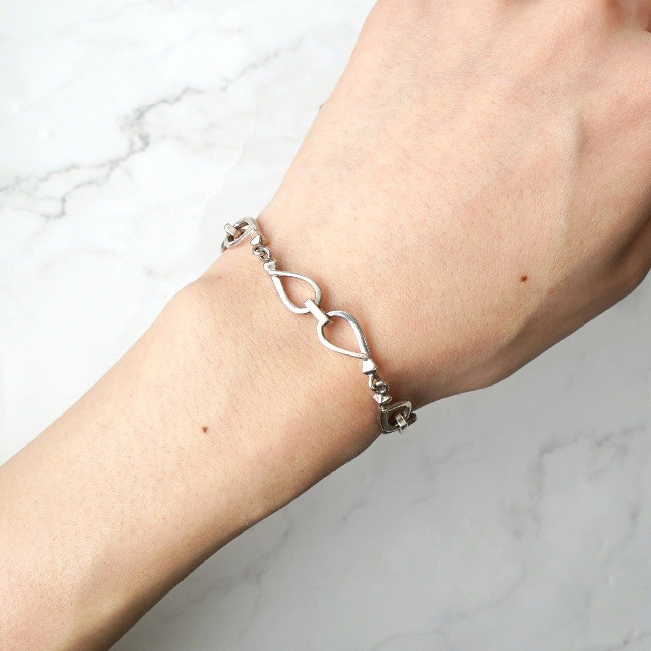 グッチ シルバー925 チェーン ブレスレット