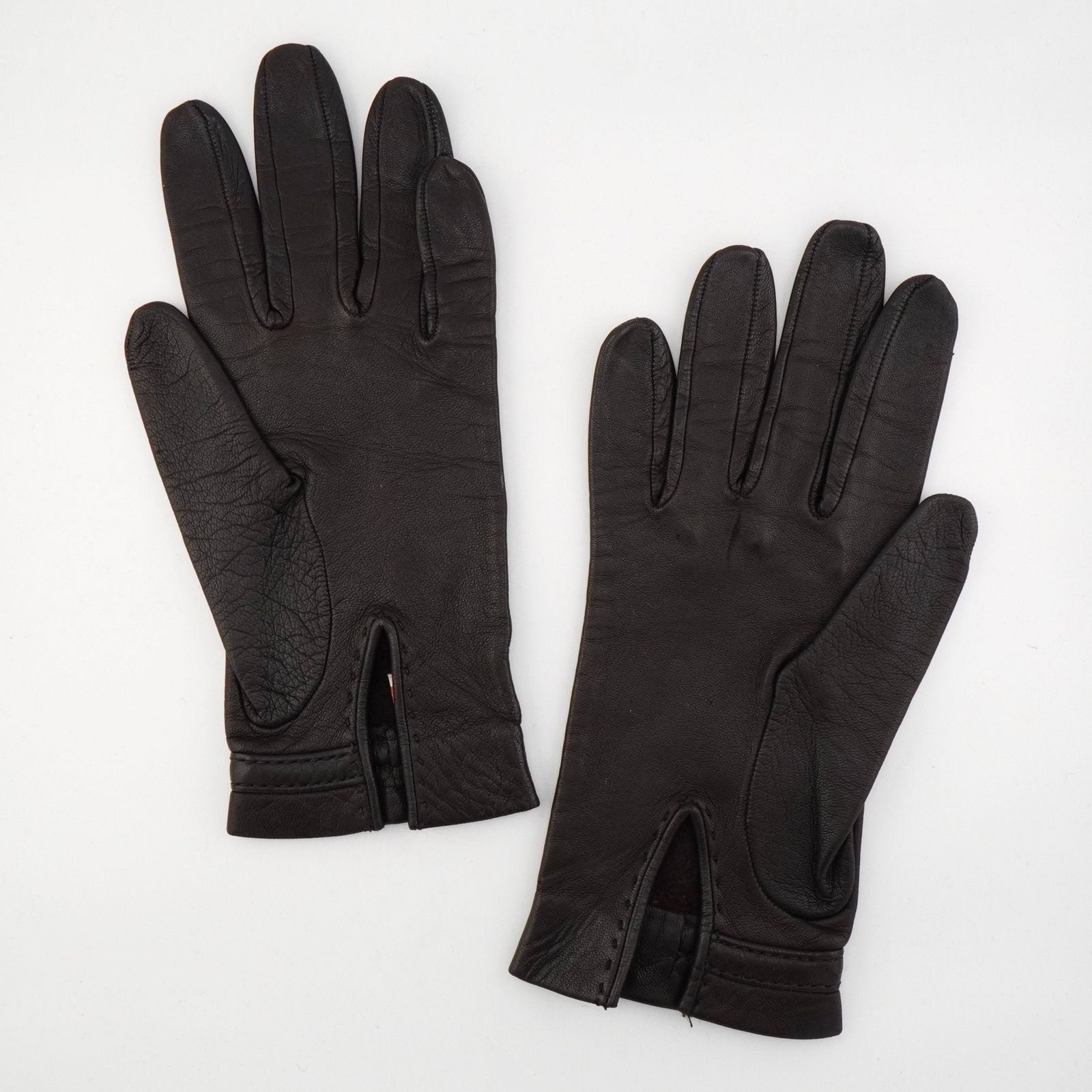 ロエベ アナグラム ラムレザー 手袋 グローブ ダークブラウン - メルカリ