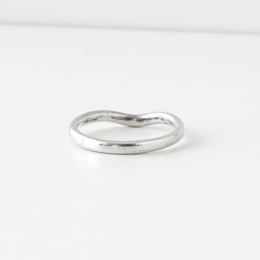 ティファニー カーブドバンドリング シルバー925 指輪 リング 9.5号