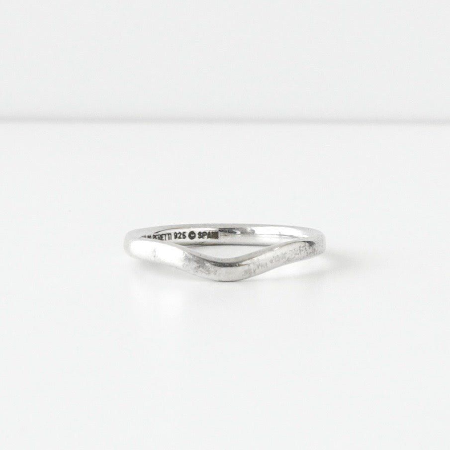 ティファニー カーブドバンドリング シルバー925 指輪 リング 9.5号