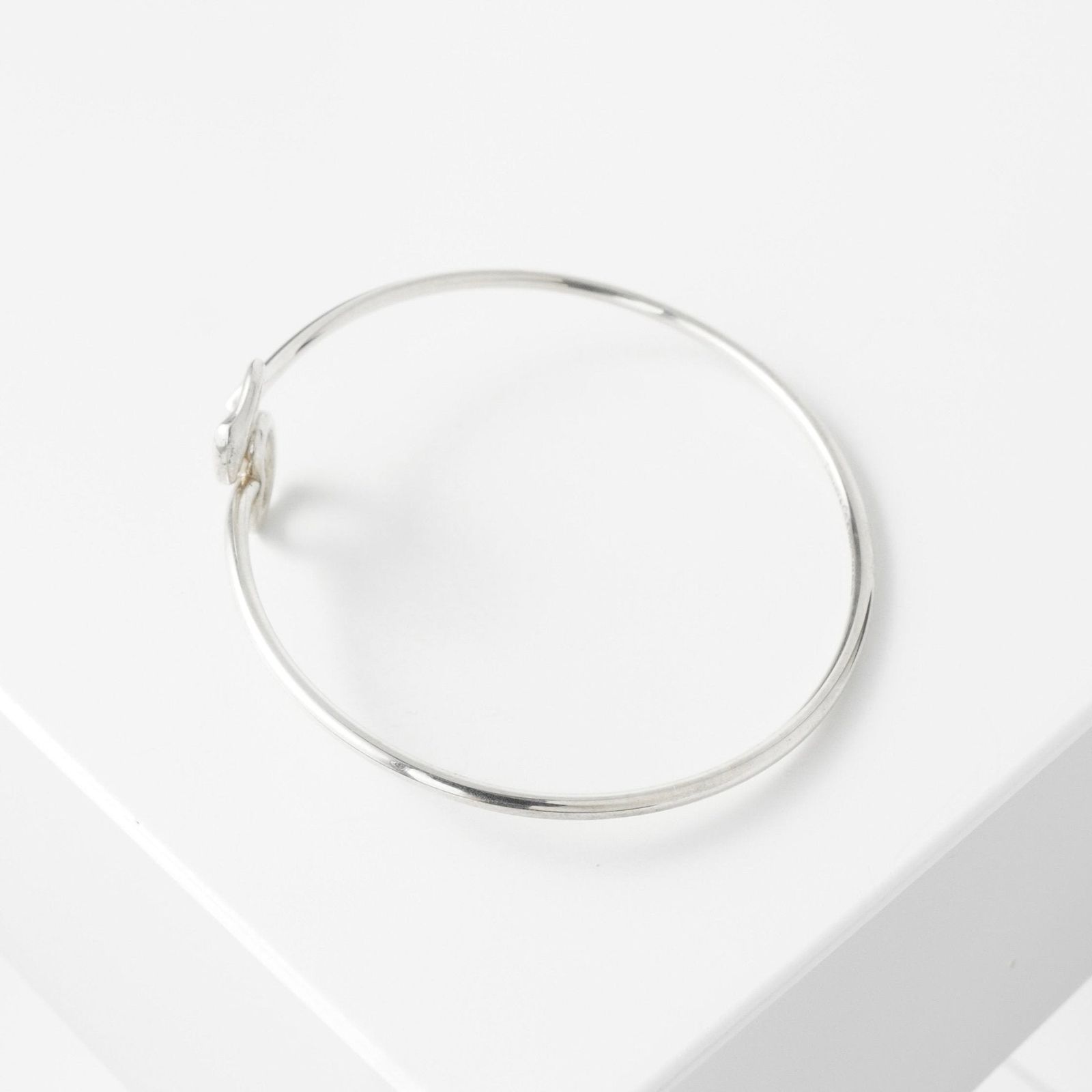 ティファニー ダブルオープンハート シルバー925 バングル - メルカリ