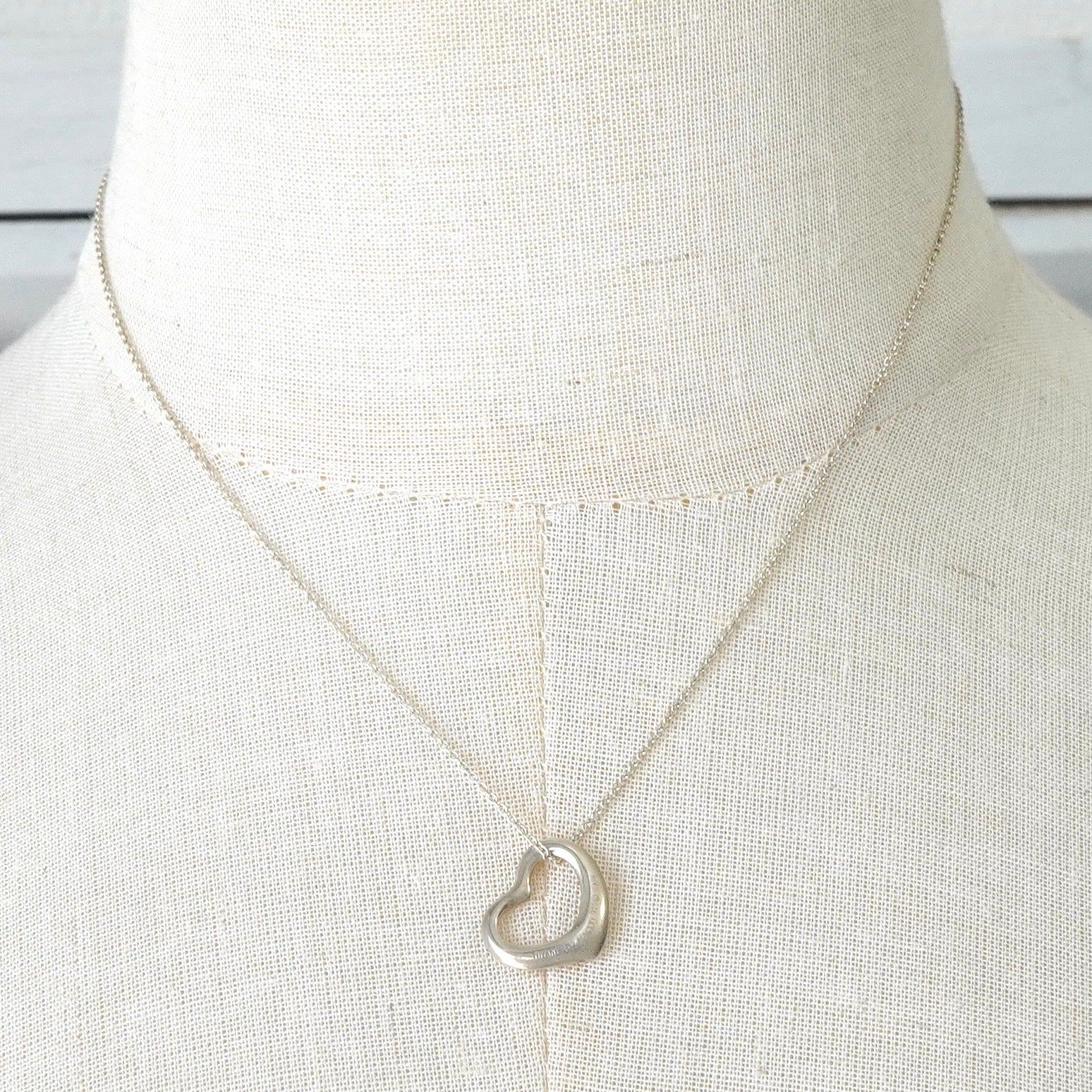 ティファニー オープンハート ミニ シルバー925 ネックレス - メルカリ