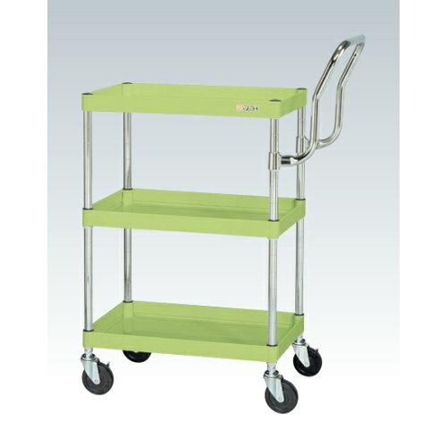 サカエ CSパールワゴン中量 ハイタイプ取手 グリーン CSP 7583 HT 2229983