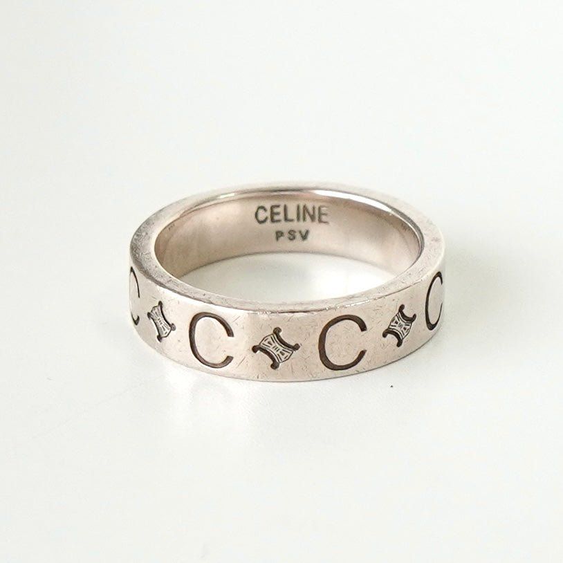 セリーヌ Cマカダム シルバー 指輪 リング 7.5号 - メルカリ