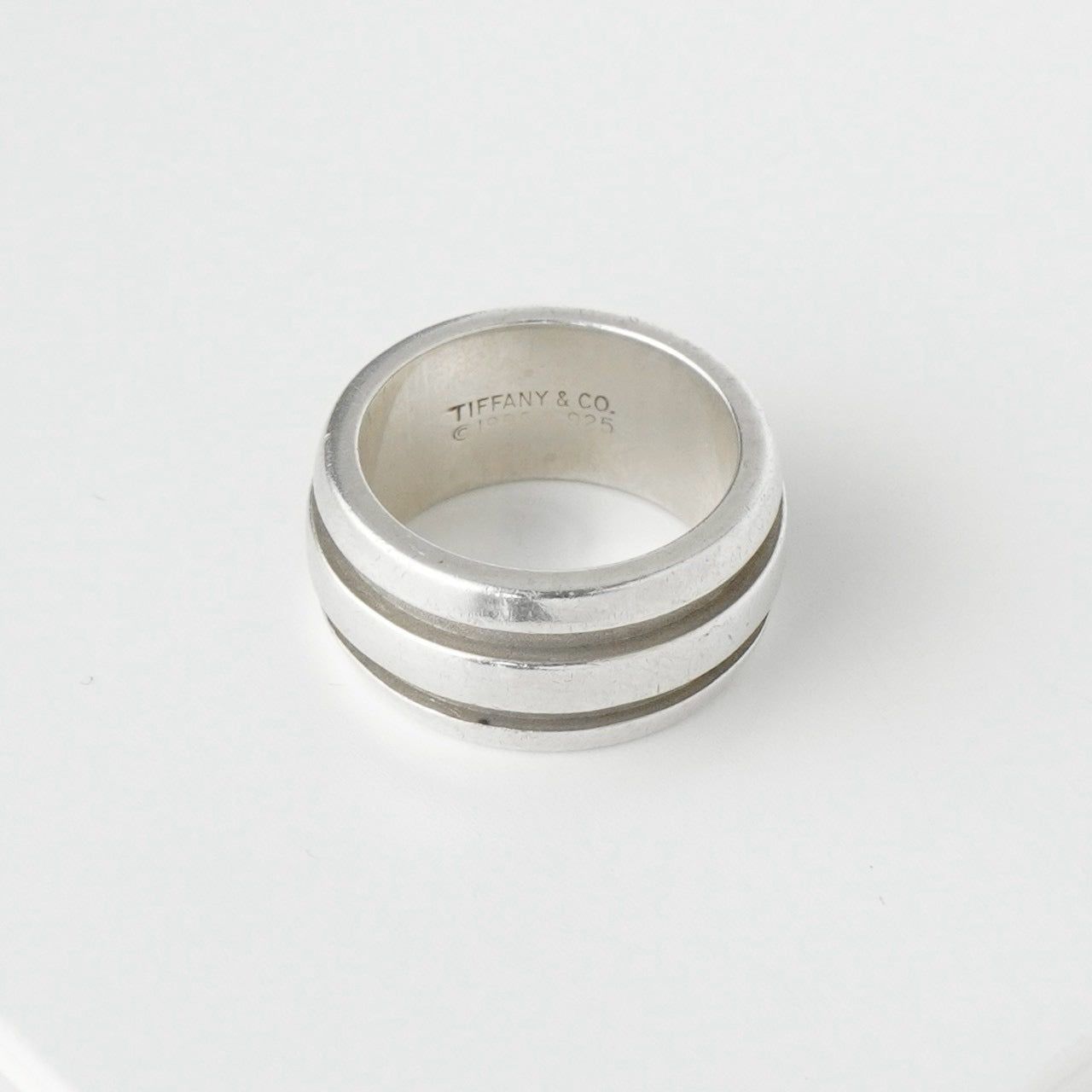 ティファニー グルーブド ダブルライン 7号 リング ティファニー グルーブド ダブルライン シルバー925 指輪 リング 7号