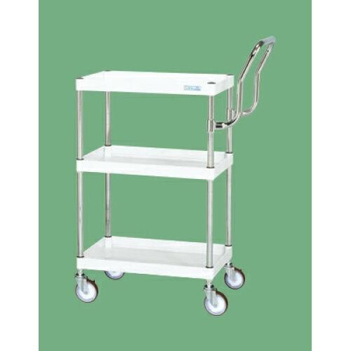 サカエ CSパールワゴン中量 ハイタイプ取手 パールホワイト CSP 2229981