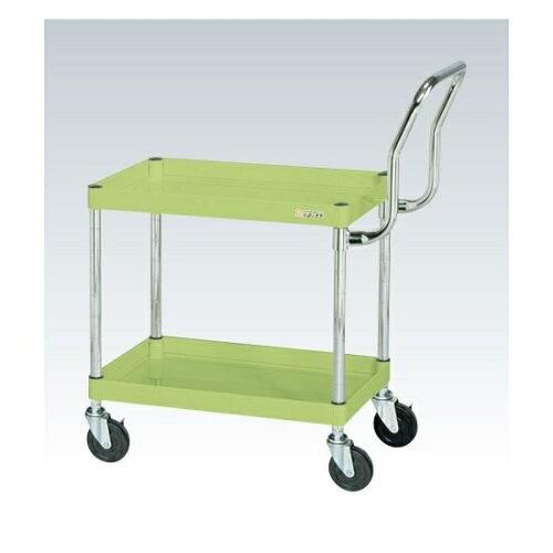 サカエ CSパールワゴン中量 ハイタイプ取手 グリーン CSP 2229919