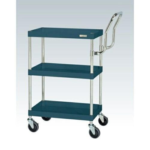 サカエ CSパールワゴン中量 ハイタイプ取手 ダークグレー CSP 6083 HTD 2229978