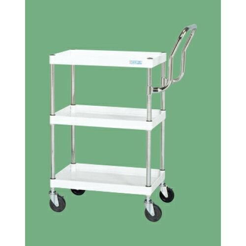 サカエ CSパールワゴン中量 ハイタイプ取手 パールホワイト CSP-6073 HTW 2229916