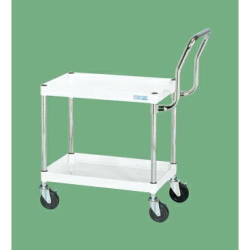 サカエ CSパールワゴン中量 ハイタイプ取手 パールホワイト CSP-6062 HTW 2229915