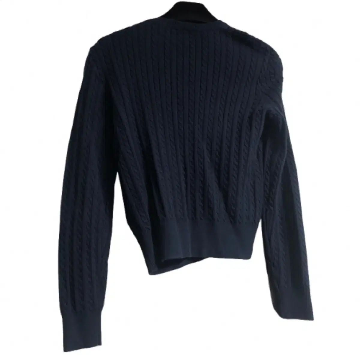 ポロ ガールズ XL ネイビー ケーブル カーディガン