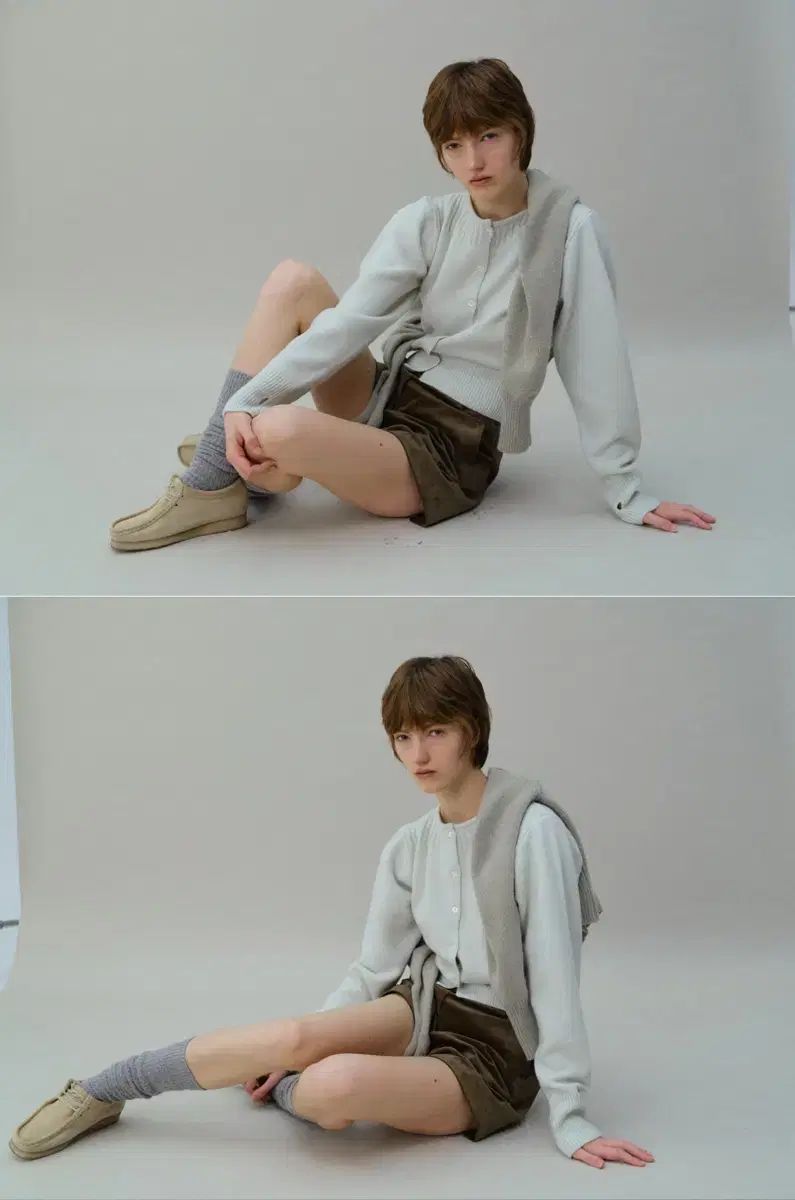 店内全品大特価!! アウブアワー パフ カーディガン ソフトミント