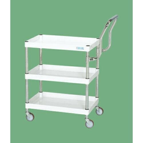 サカエ CSパールワゴン軽量 ハイタイプ取手 パールホワイト CSP 2228971