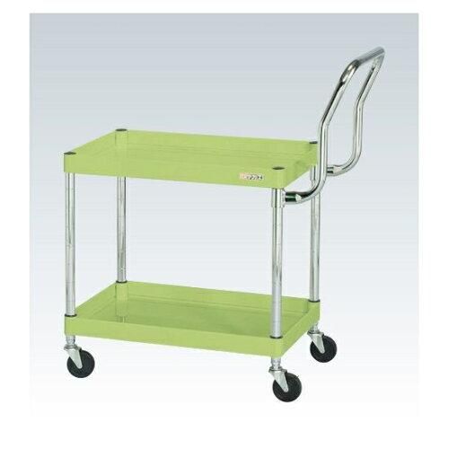 サカエ CSパールワゴン軽量 ハイタイプ取手 グリーン CSP 2228966