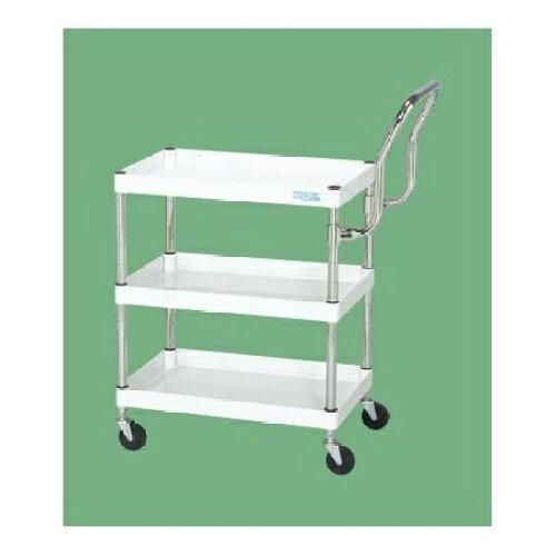 サカエ CSパールワゴン軽量 ハイタイプ取手 パールホワイト CSP- 2228963