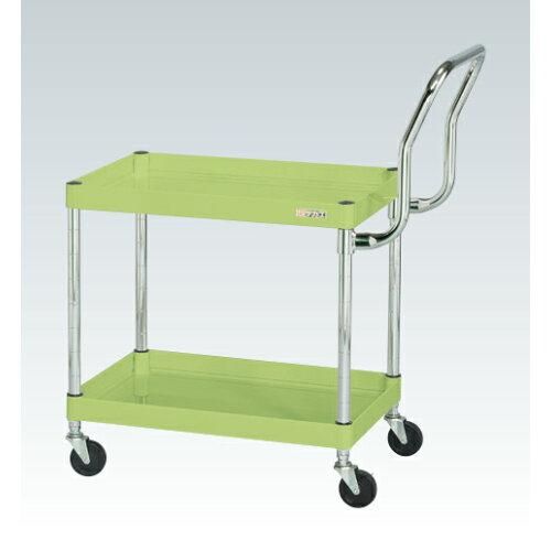 サカエ CSパールワゴン軽量 ハイタイプ取手 グリーン CSP-6062 LHT 2228958