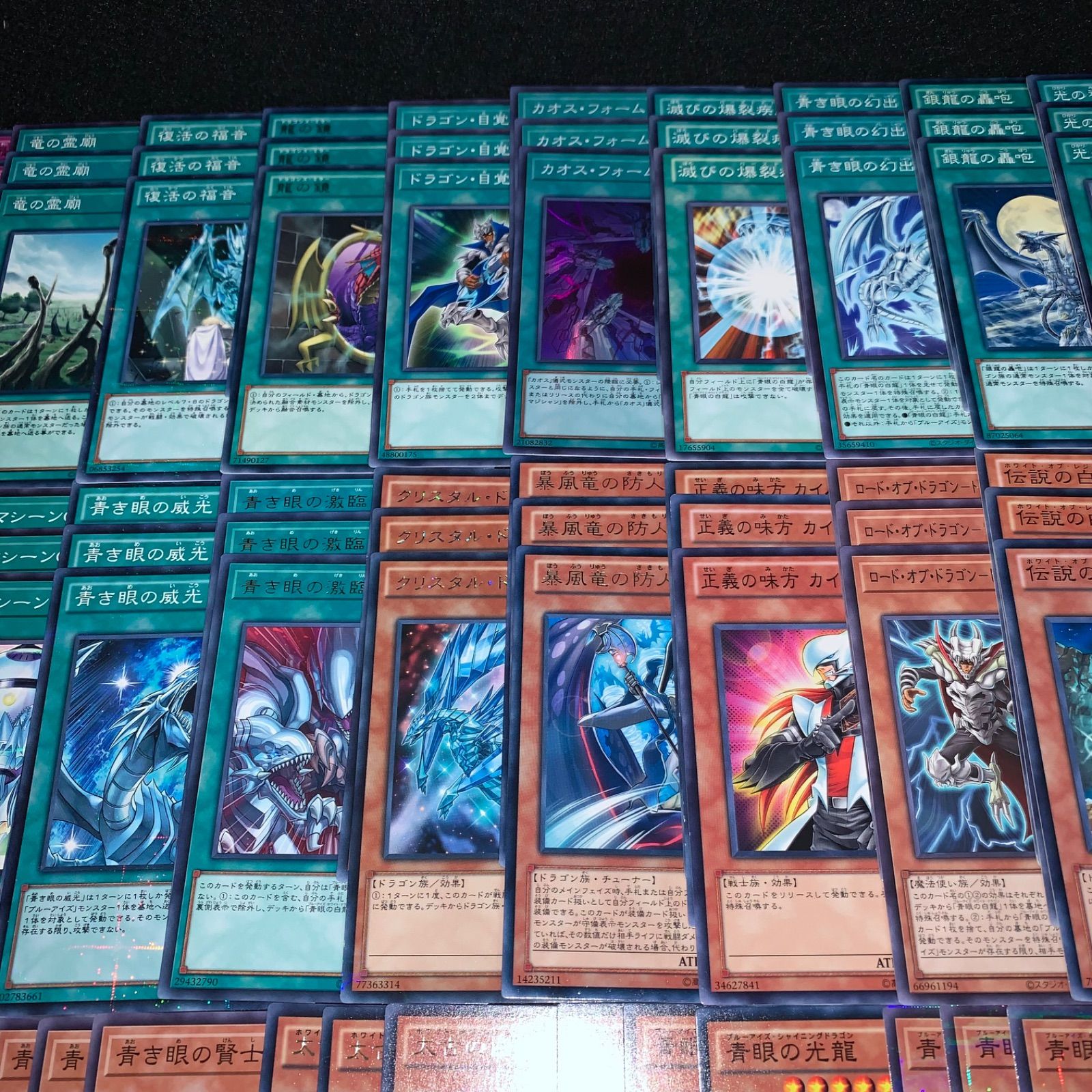 遊戯王 KYP488 青眼 ブルーアイズ 海馬瀬人 デッキパーツ 蒼眼の銀龍