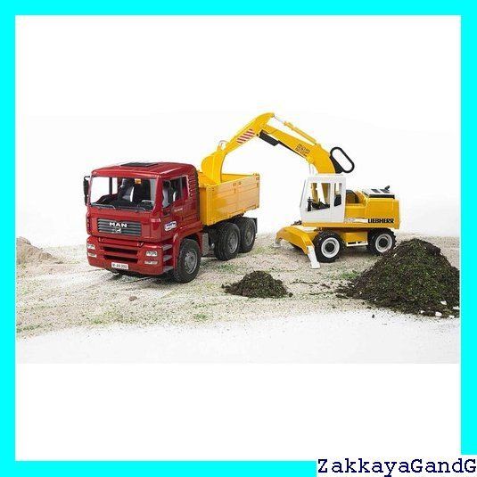  ブルーダー MAN トラック LHショベル BR 02751 12 その他 ミニカー