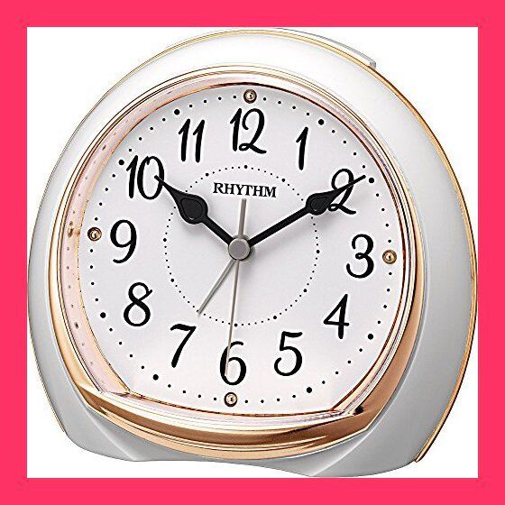 スタッフおすすめ！】リズム(RHYTHM) 目覚まし時計 アナログ 連続秒針