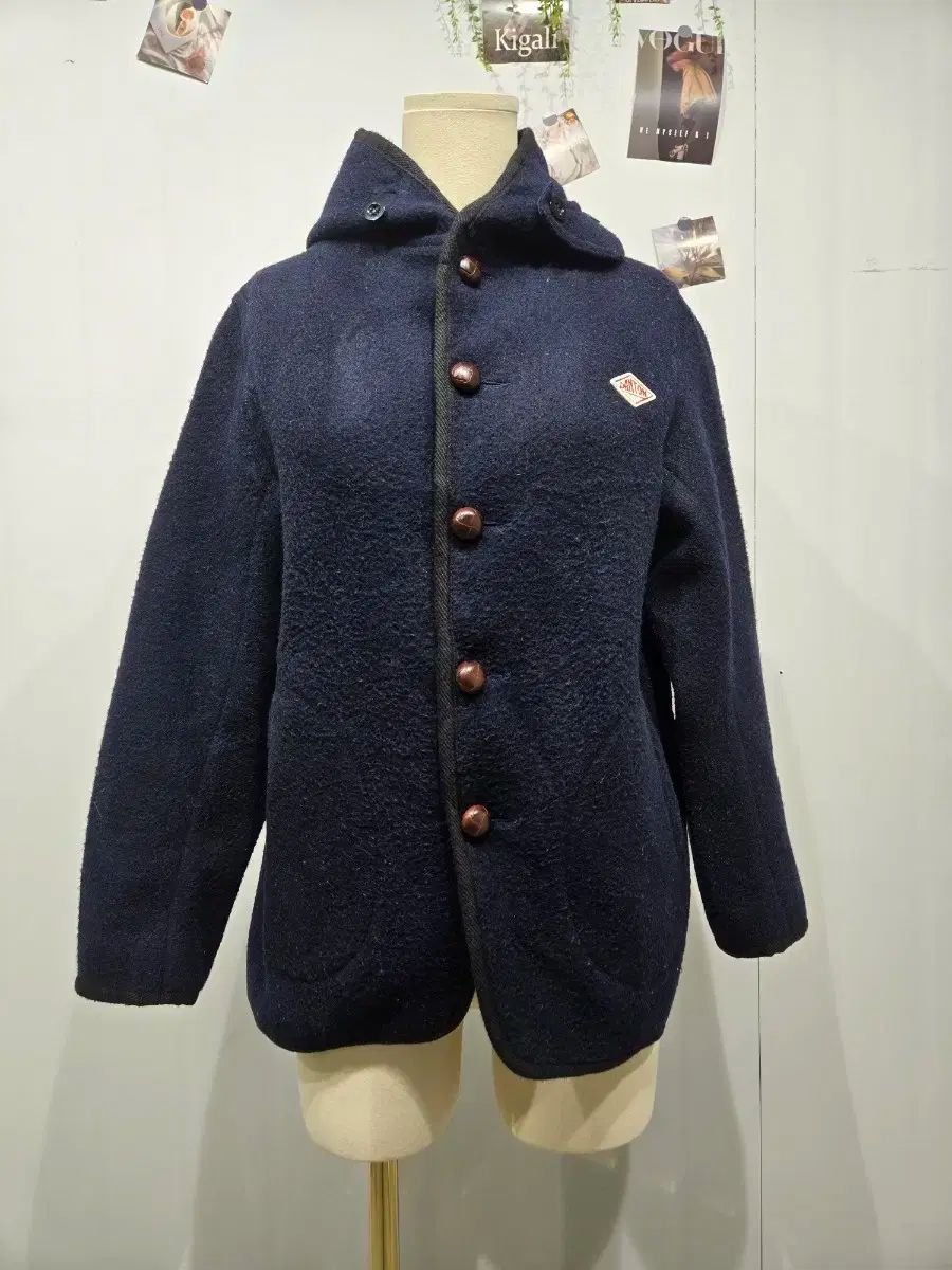 DANTON ダントン ネイビー フード コート