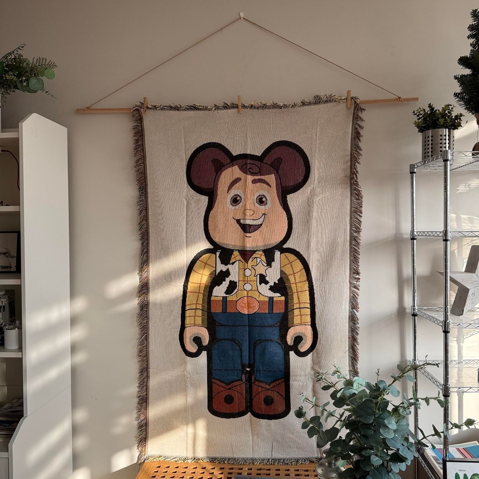 トイストーリー ブランケット ひざ掛け キャラクター ウッディー