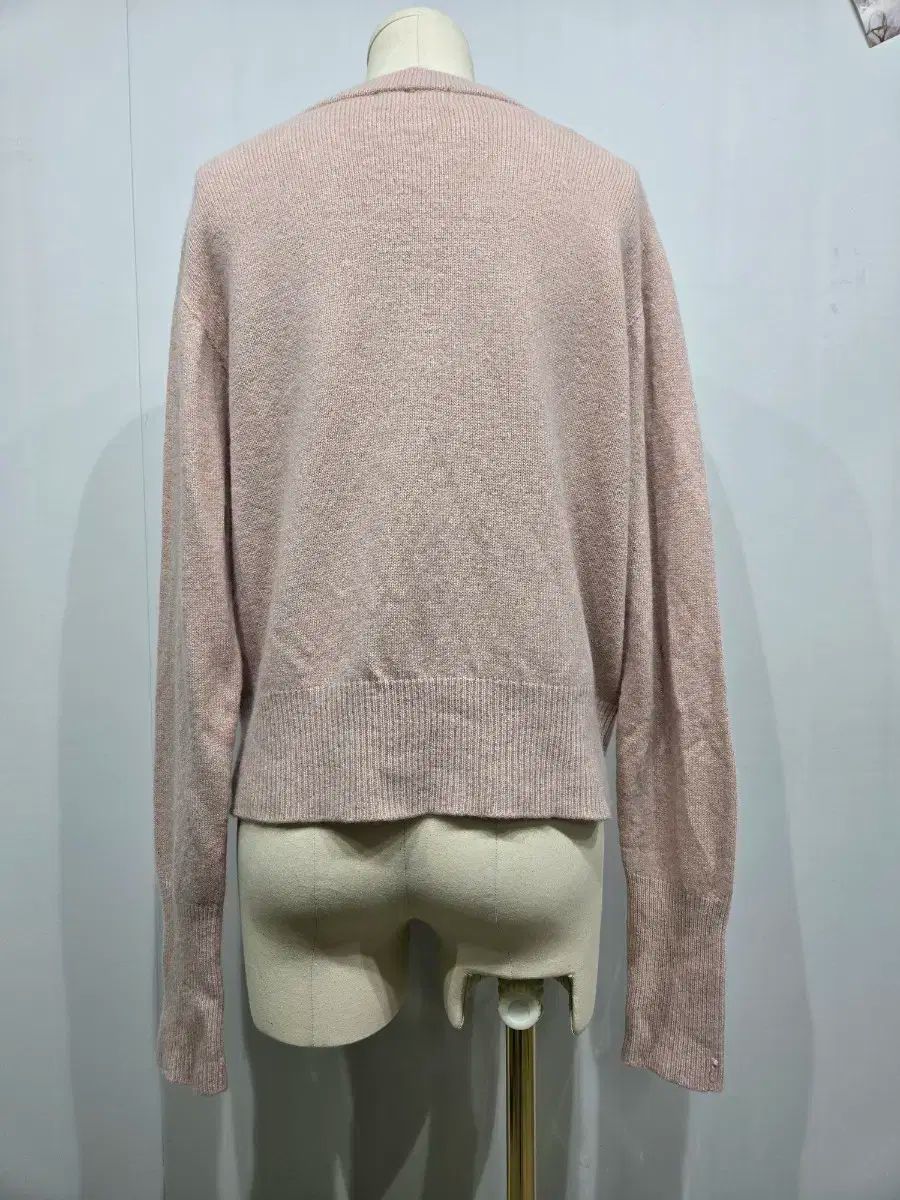 マーガレットハウエル ピンク Vネック カーディガン