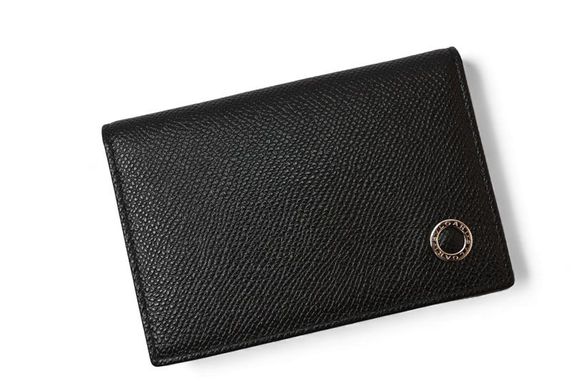 ブルガリ カードケース/名刺入れ BVLGARI ブルガリ ブルガリ マン ビジネスカードホルダー グレインカーフレザー ブラック 280297【中古】 ブルガリ カードケース/名刺入れ BVLGARI ブルガリ ブルガリ マン