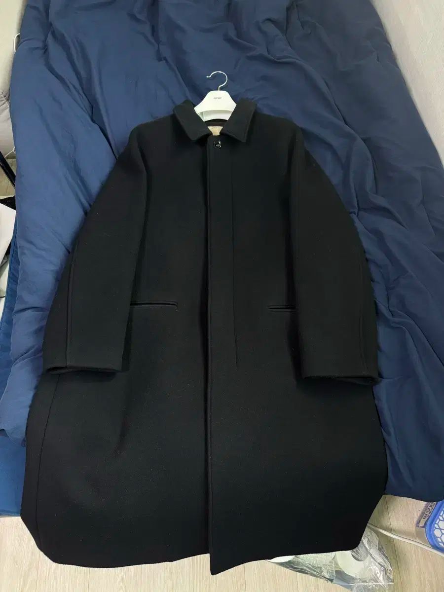 ポッタリー MELTON ウール コート ダークネイビー 2